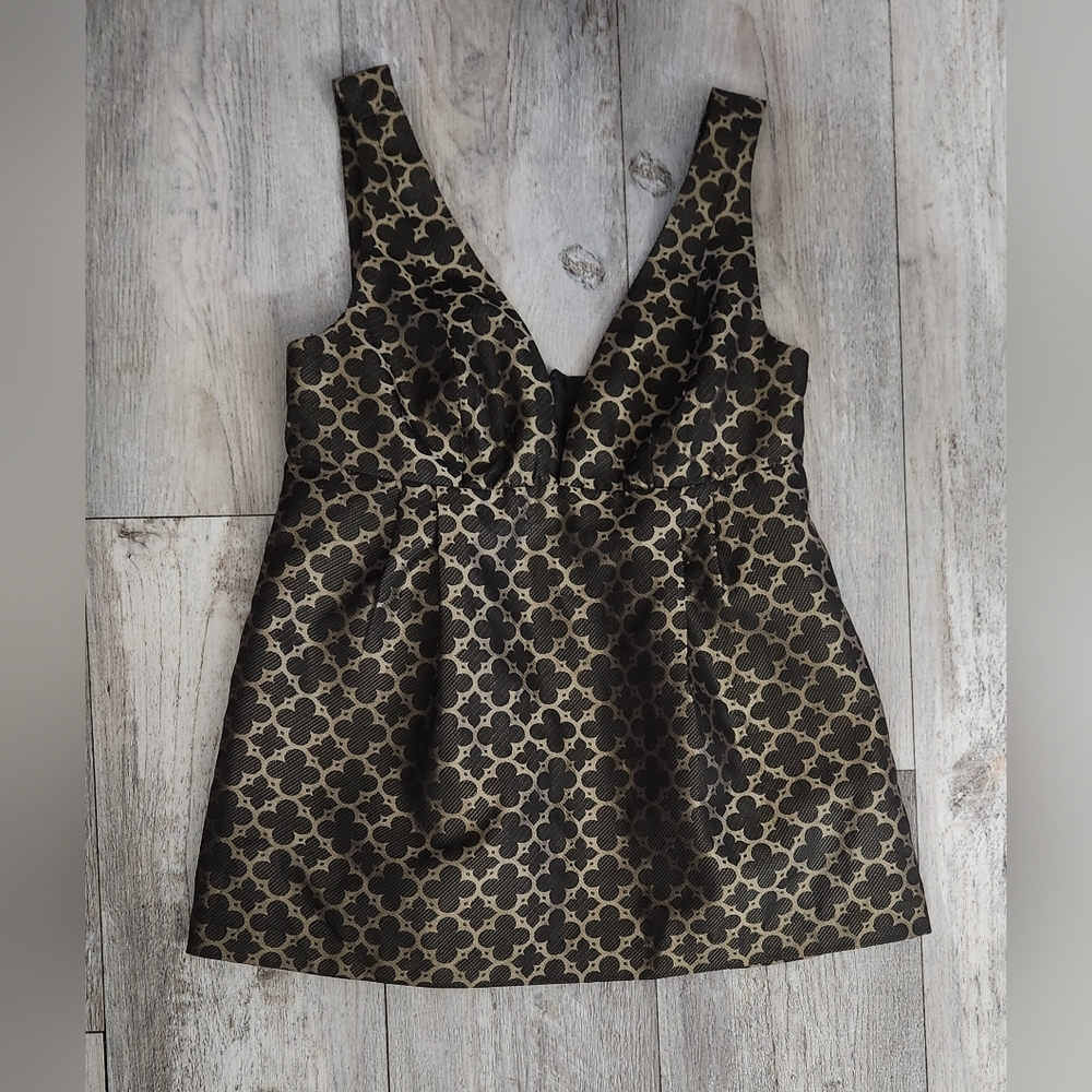 Steve & Barry's Elegant Black and Gold Tank Top